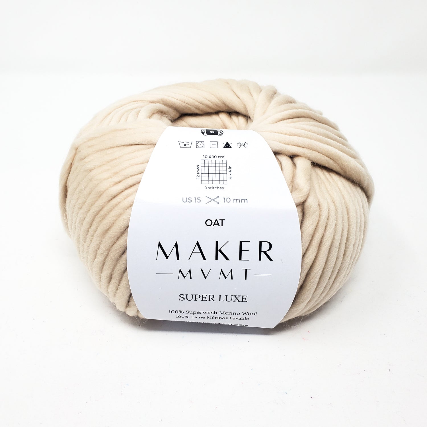 Oat - Super Luxe 100% Superwash Merino Wool